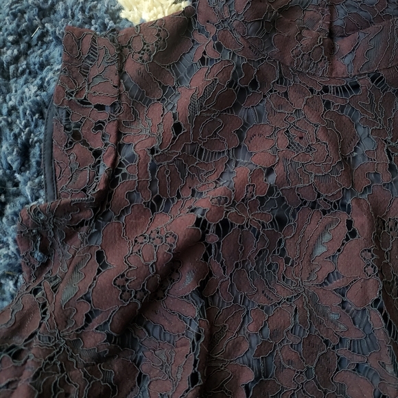 Banana Republic Purple Lace Blouse - Picture 3 of 4